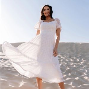 Rachel Parcell pink gingham dress